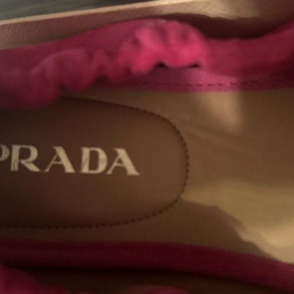 Authentic Prada Pink Loafers/ Flats In Box - Picture 5 of 9